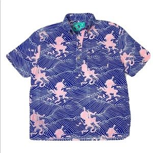 The Nutter by chubbies Octopus Popover shirt M